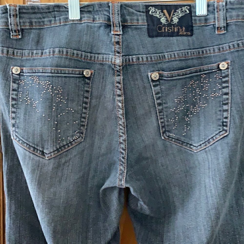 ****** 5 for $25 V Cristina Denim Shorts With Bling Pockets